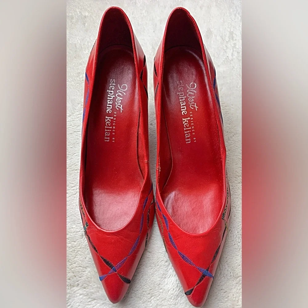 Vintage 9 West leather pumps - Picture 1 of 6